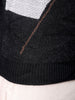 Men's Black Oversized Character Printed Sweater