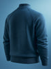 Men's Teal Relaxed Fit Solid High Neck Sweater