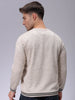 Men's Relaxed Fit Typographic Crew Neck Sweater
