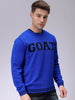 Men's Relaxed Fit Typographic Crew Neck Sweater