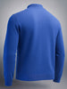 Men's Navy Blue Relaxed Fit Solid High Neck Sweater