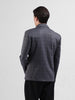 Men's Grey Regular Fit Checked Casual Blazer