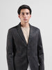 Men's Brown Regular Fit Checked Casual Blazer