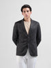 Men's Brown Regular Fit Checked Casual Blazer