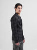 Men's Grey Regular Fit Checked Casual Blazer