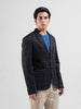 Men's Multicolor Regular Fit Checked Casual Blazer