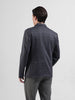 Men's Blue Regular Fit Printed Casual Blazer