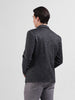 Men's Black Regular Fit Printed Casual Blazer