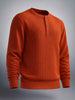 Men's Warm Amber Relaxed Fit Solid Street Wear Sweat Shirt