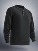 Men's Black Relaxed Fit Solid Street Wear Sweat Shirt