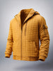 Men's Mustard Yellow Slim Fit Solid Casual Jacket