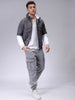 Men's Slim Fit Colourblocked Hooded Puffer Jacket