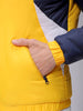 Men's Slim Fit Mix & Match Hooded Puffer Jacket