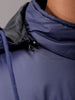 Men's Navy Blue Slim Fit Camouflage Jacket