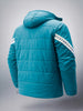 Men's Green Slim Fit Colourblocked Casual Jacket
