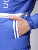 Men's Slim Fit Colourblocked Hooded Puffer Jacket
