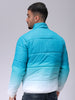 Men's Green Slim Fit Ombre Jacket