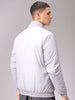 Men's Black Slim Fit Solid Reversible Jacket