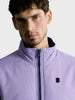 Men's Purple Slim Fit Solid Casual Jacket