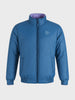 Men's Purple Slim Fit Solid Casual Jacket