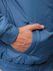 Men's Lavender Slim Fit Solid Jacket