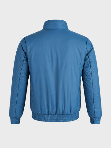 Men's Purple Slim Fit Solid Casual Jacket