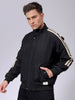 Men's Slim Fit Solid Zipperper Quilted Jacket