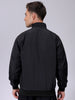 Men's Slim Fit Solid Zipperper Quilted Jacket