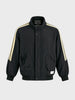 Men's Black Slim Fit Solid Casual Jacket