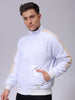 Men's Slim Fit Solid Zipperper Quilted Jacket