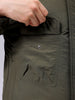 Men's Slim Fit Solid Zipperper Quilted Jacket