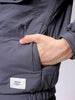 Men's Slim Fit Solid Zipperper Quilted Jacket