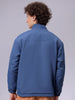 Men's Slim Fit Solid High Neck Puffer Jacket