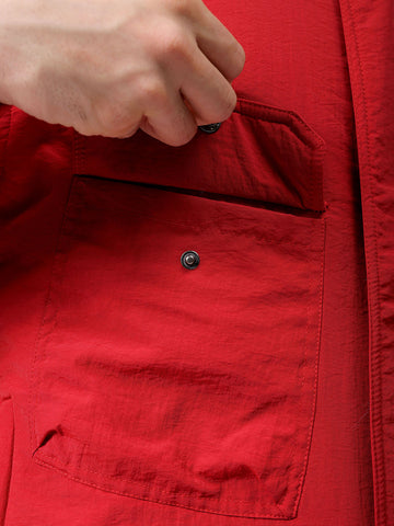 Men's Slim Fit Solid Zipperper Quilted Jacket