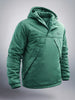 Men's Green Slim Fit Solid Casual Jacket