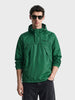 Men's Green Slim Fit Solid Casual Jacket
