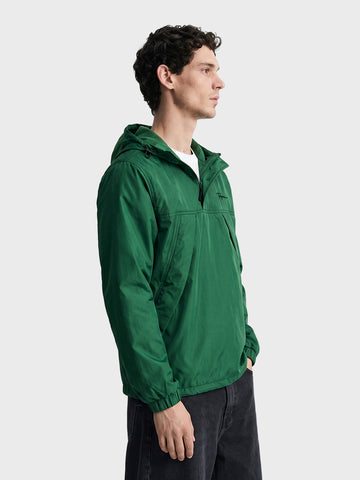 Men's Green Slim Fit Solid Casual Jacket