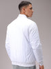 Men's Slim Fit Graphic Print High Neck Puffer Jacket