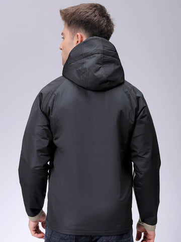 Men's Black Slim Fit Jacket