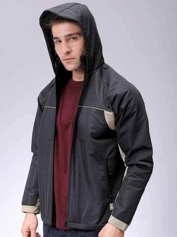 Men's Black Slim Fit Jacket