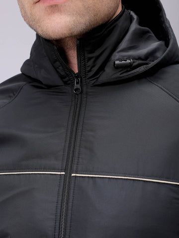 Men's Black Slim Fit Jacket
