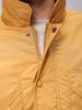 Men's Mustard Slim Fit Solid Jacket