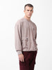 Men's White Relaxed Fit Textured Street Sweatshirt