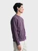Men's Dusted Grape Relaxed Fit Solid Street Wear Sweatshirts