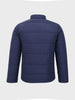 Men's Blue Slim Fit Solid Casual Jacket