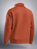 Men's Warm Amber Relaxed Fit Solid Casual Sweat Shirt