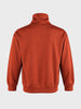 Men's Warm Amber Relaxed Fit Solid Casual Sweatshirts