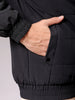 Men's Slim Fit Back Print Reversible Hooded Puffer Jacket