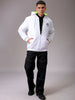 Men's Slim Fit Back Print Reversible Hooded Puffer Jacket