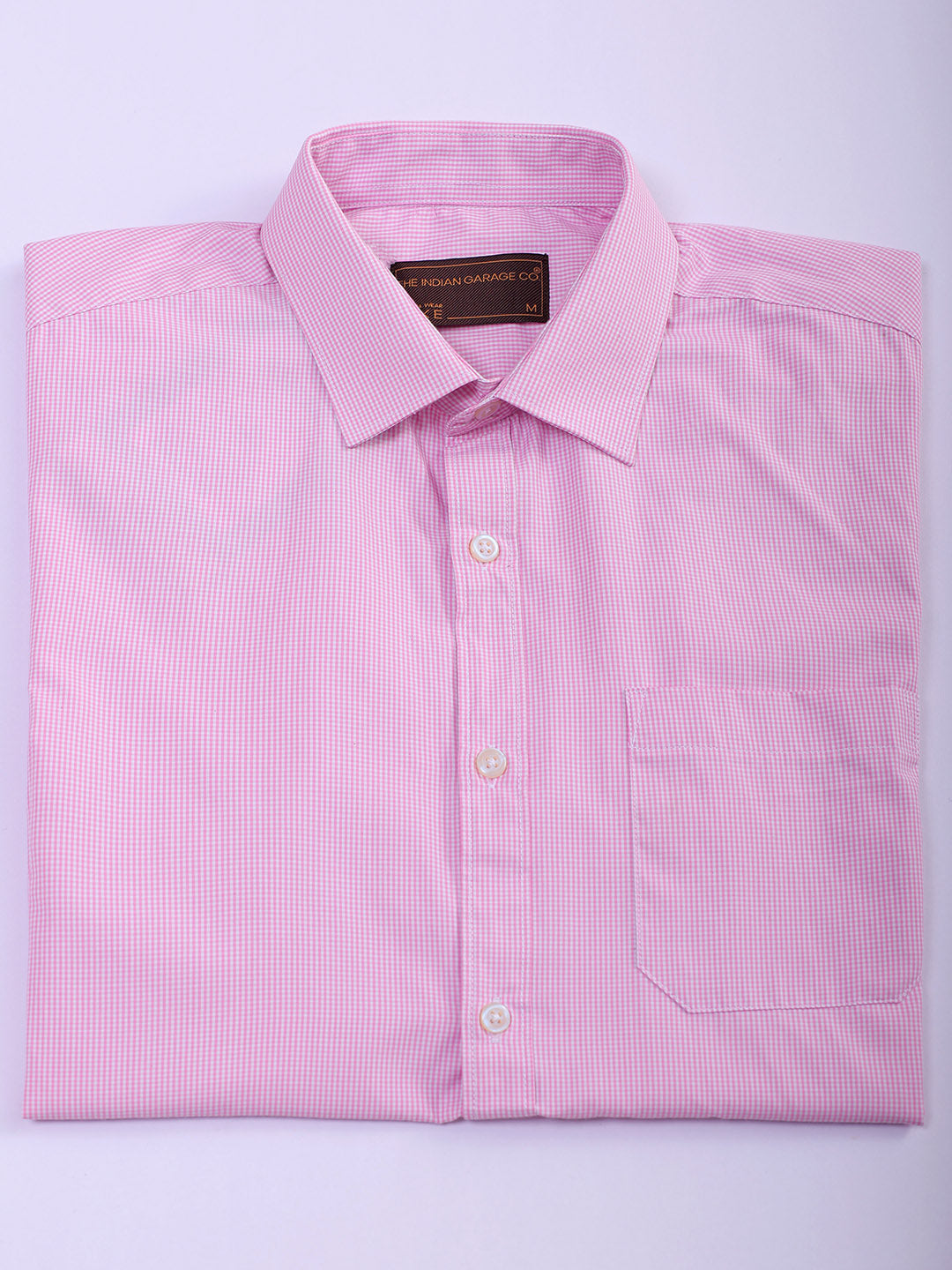 Shop Men's Checked Slim Fit Formal Shirt Online.